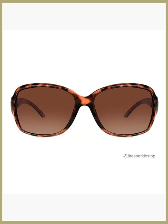 Polarized Plastic Sunglasses with Tortoise Shell Frame main image 5